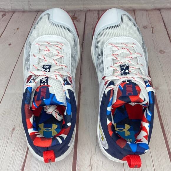 Under Armour Glyde MT 'USA' Softball Metal Cleats Women's Size 6 (3026010 100) - Picture 7 of 10